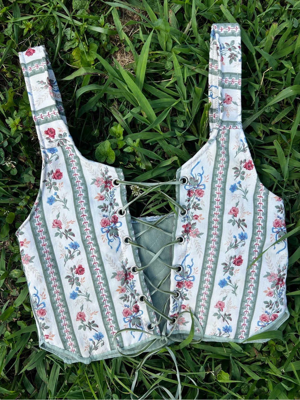 VINTAGE Handmade corset vest top, handmade corset top, corset vest ⚔️ - Picture 3 of 7